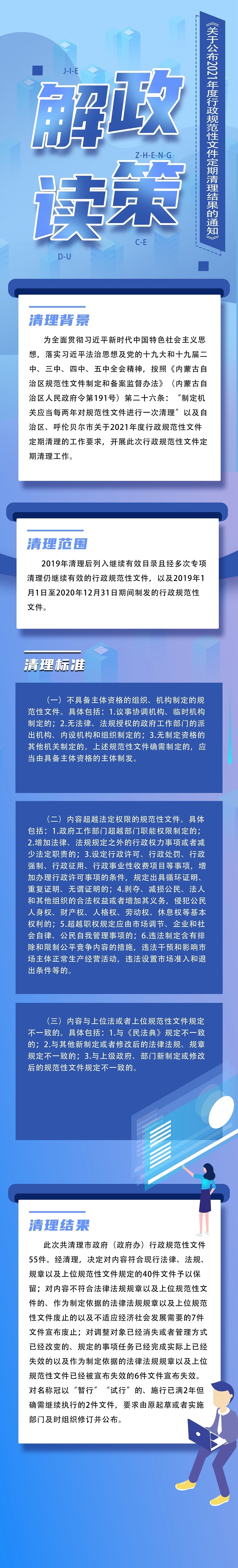 《关于公布2021年度行政规范性文件定期清理结果的通知》的政策解读